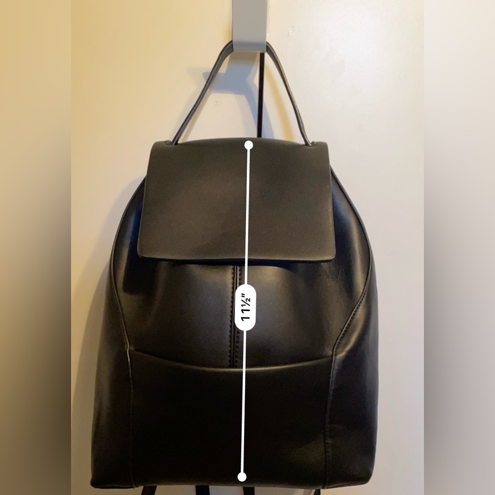NEW BLACK UNISEX ZARA BACKPACK - Picture 5 of 6